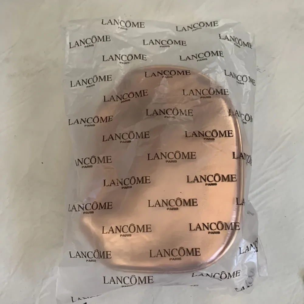 Lancôme Metallic Bronze Makeup Bag 8 X 13 Inches NEW